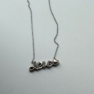 Silver Love Necklace